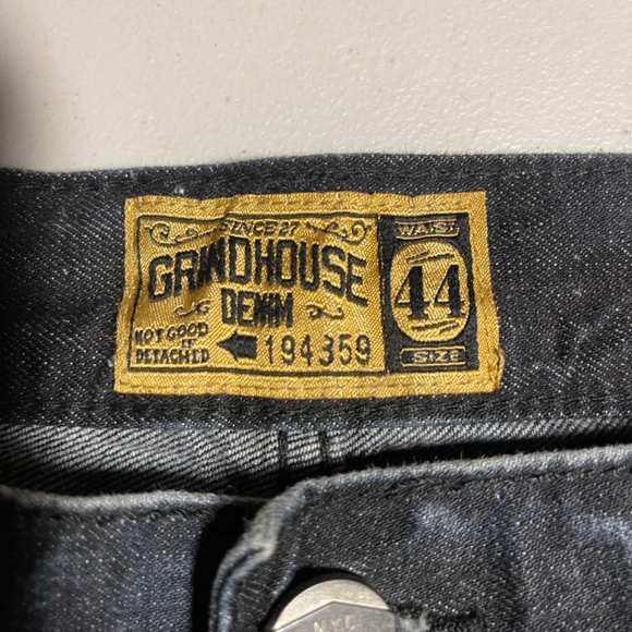 Grindhouse Denim Men’s Shorts. Waist 44. Acid wash with rips. Grunge. Rips - Picture 7 of 10